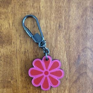 Coach flower bag charm